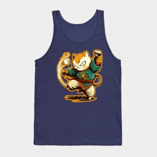 cat kung fu Tank Top